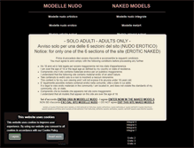 Tablet Screenshot of modelle-nudo.com